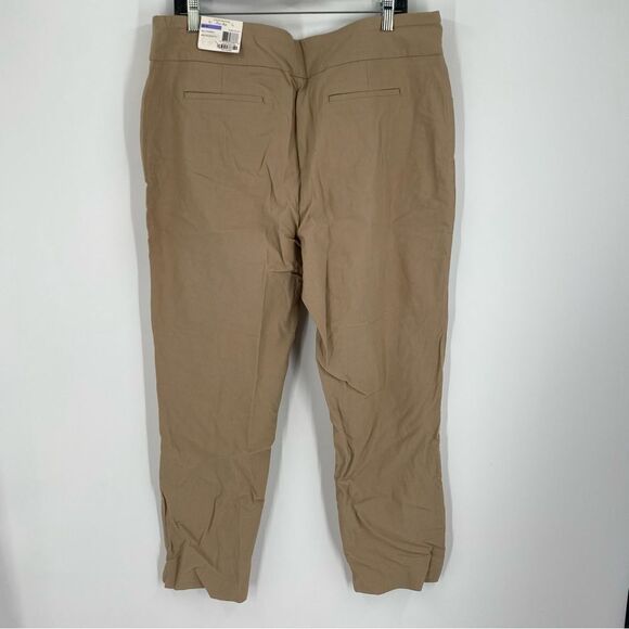 Charter Club Women’s Classic Fit Slim Leg Tan Pull On Stretchy Pants size 18 - Picture 4 of 4